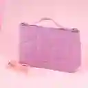 Bolso Crossbody Acolchado Rosa Miniso