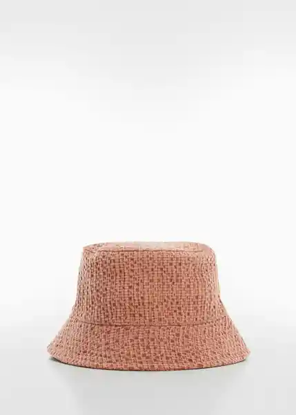 Gorro Textu Terracota Talla 99 Mujer Mango