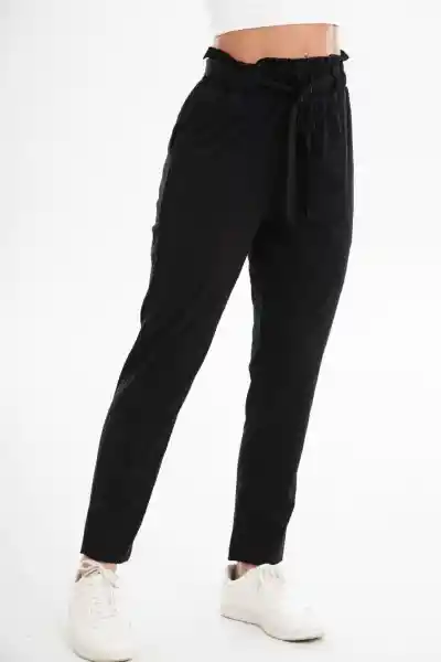 Regged Pantalón Harem Color Negro Talla 6