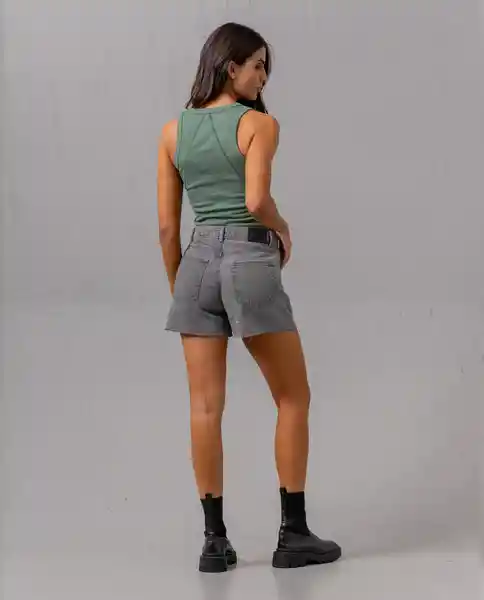 Short Mom Mujer Gris Titanio Medio T 6 75110 Rifle