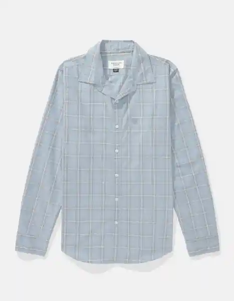 Camisa Hombre Azul Talla Large 2722403 American Eagle
