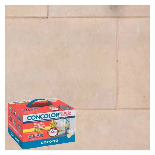 Corona Adhesivo Sellador Concolor Junta Estrecha Color Beige