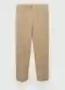 Pantalón Nicco Beige Talla 40 Hombre Mango