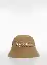 Sombrero Ibiza Beige Talla 99 Niñas Mango