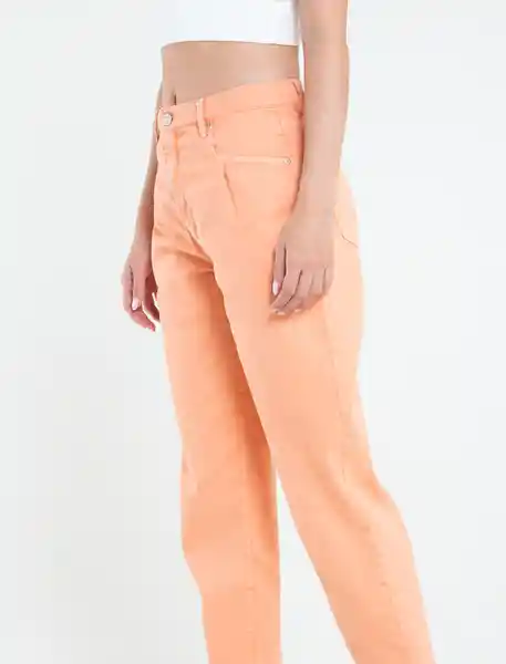 Pantalón Pepom Mujer Rosa Salmón Claro Talla 6 Naf Naf