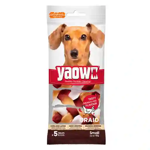 Yaowo Snack Para Perro Braid Todas Las Etapas Pollo