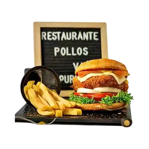 Hamburguesa Pollo Crocante