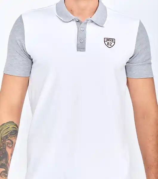 Unser Camiseta Polo Blanco Talla S 823762