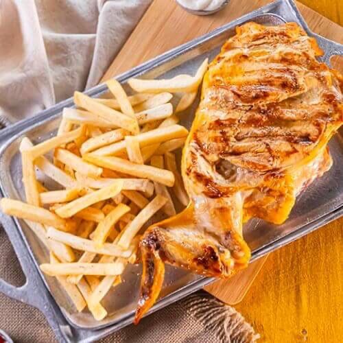Cuarto pollo al carbon pechuga