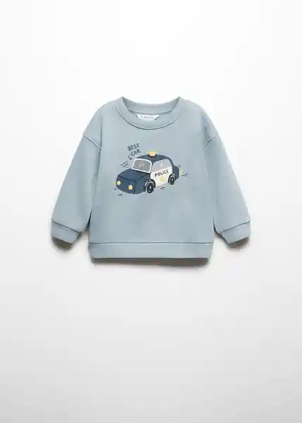 Sudadera Police Celeste Talla 66 Niños Mango