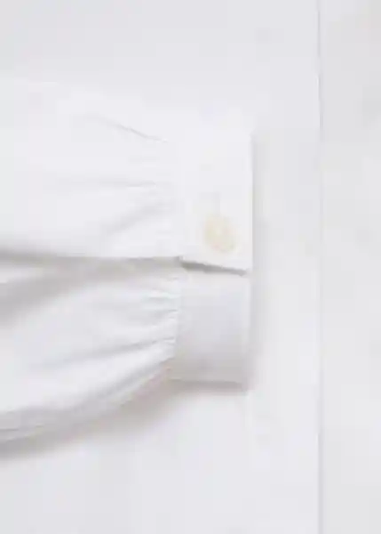 Camisa Carlota Blanco Talla 10 Niñas Mango