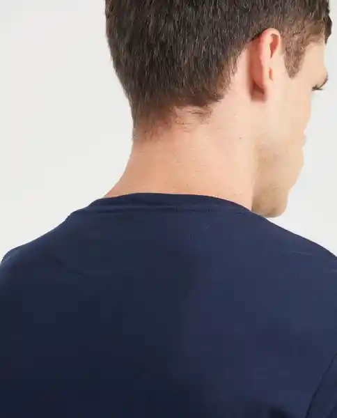 Camiseta Duotono Duck Masculino Azul Dark L Chevignon