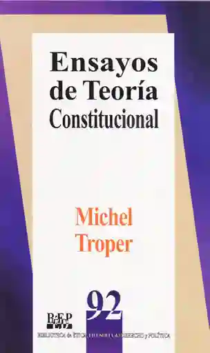 Ensayos de teoría constitucional