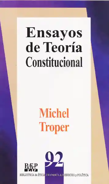 Ensayos de teoría constitucional