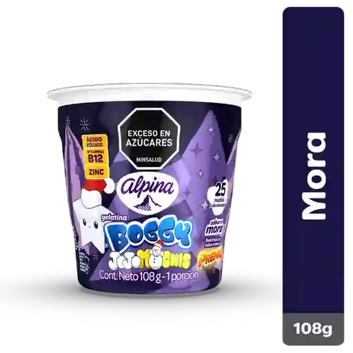 Gelatina Boggy Premio Sabor a Mora