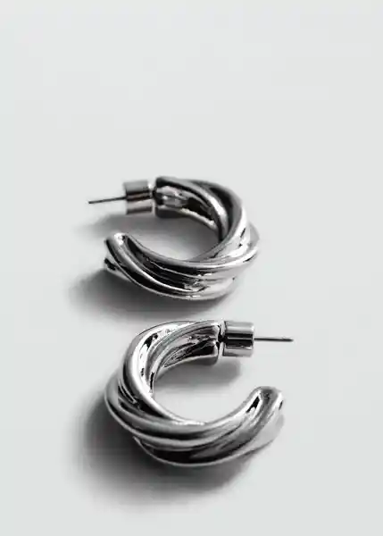 Pendientes Julia Plata Talla 99 Mujer Mango