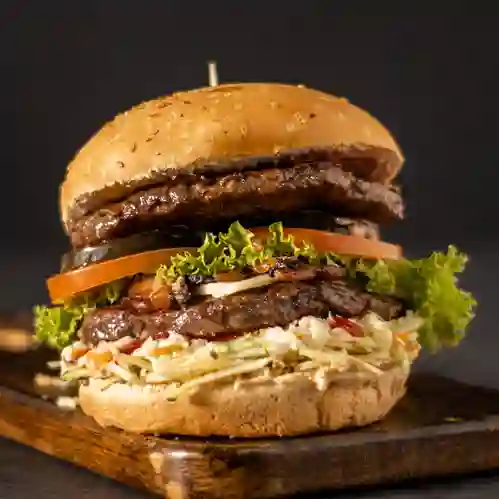 Hamburguesa Doble Carne Especial + Papas