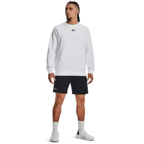 Under Armour Short Rival Fleece Hombre Negro SM 1379779-001