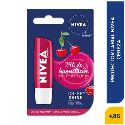Nivea Protector Labial Humectante con Aroma y Sabor a Cereza