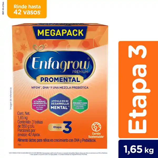 Alimento Lácteo Enfagrow Premium Promental Etapa 3 1650 g
