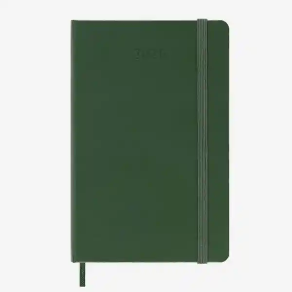 Moleskine Agenda Semanal Verde Pequeña Hc 2026