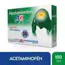 Acetaminofen 500 Mg A.G. Blister X 10 Tabletas