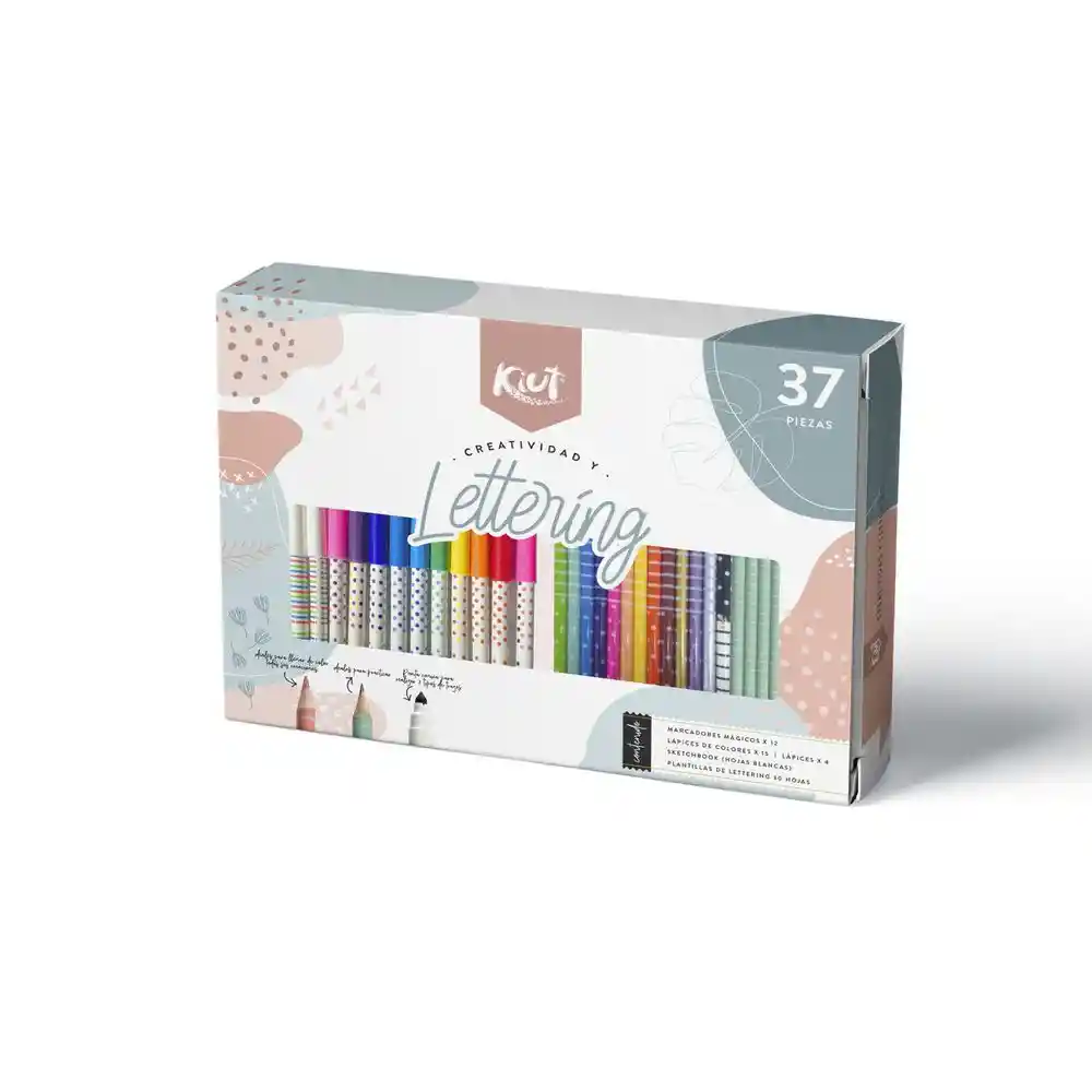 Kiut Kit Lettering Colores Surtidos