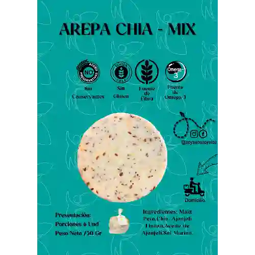 Arepa Chia - Mix (6und - 750gr)