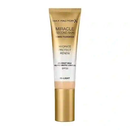 Max Factor Base Miracle Second Skin Light #3 30 mL