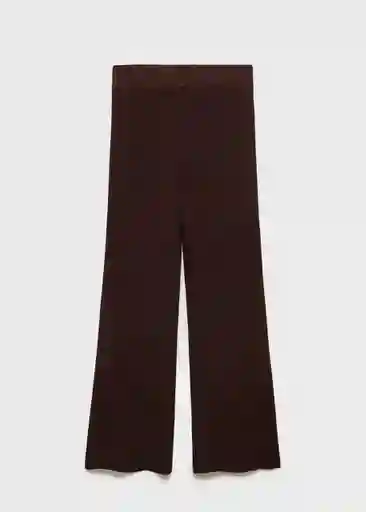Pantalón Sesete Chocolate Talla S Mujer Mango