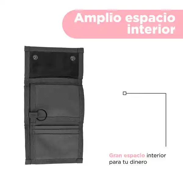 Cartera de Tela Con Correa Serie Gris Miniso