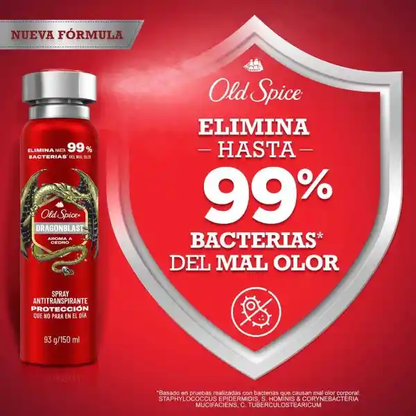 Antitranspirante en Spray Old Spice Dragonblast 93 g