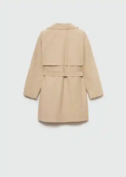 Saco Trench Gina Piedra Talla 06 Niñas Mango