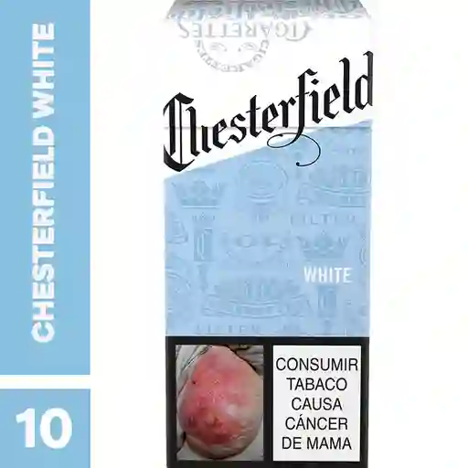 Chesterfield White​ x 10 Cigarrillos