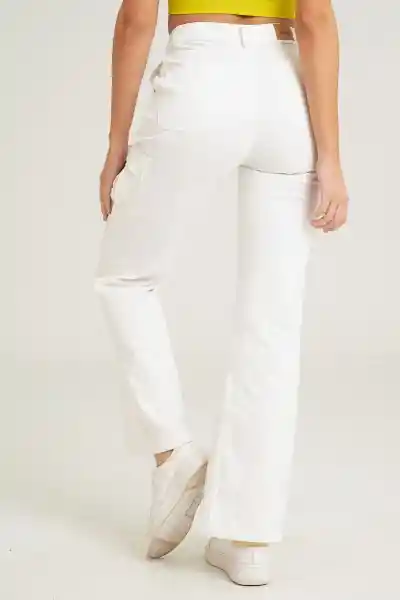 Pantalón Zamolo Color Blanco Crudo Talla 6 Ragged