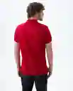 Camiseta Hombre Rojo Talla L 800G000_ROJ191758 Americanino