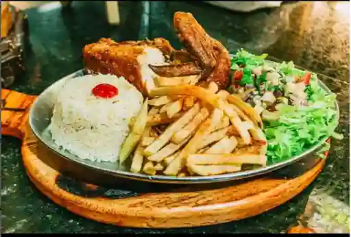 Bandeja con Pollo