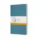 Moleskine Libreta Cahier Rayas Azul Claro Grande