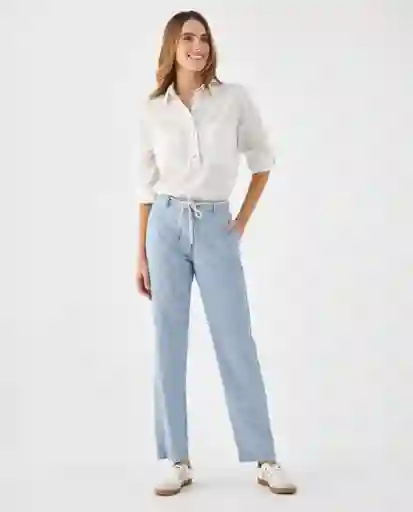 Jean Azul Rivera Medio Talla 6 679F006 Esprit