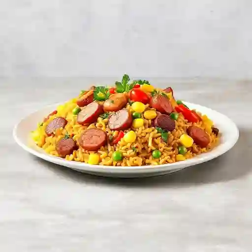Arroz ranchero wok para 6 personas