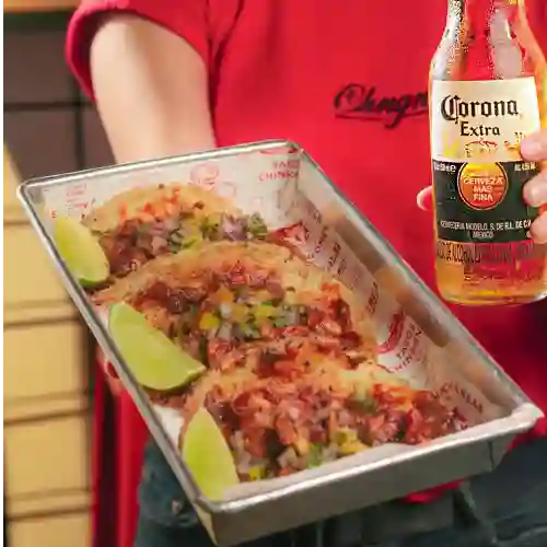 Tacos X3 de Pastor