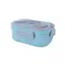 Contenedor Para Alimentos de Doble Capa Con Asas Azul Miniso