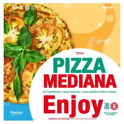 1 Pizza Mediana 6 Porciones - Premium!