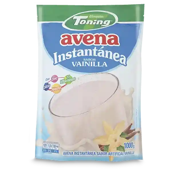 Toning Avena Instantánea Vainilla