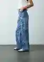 Jean Annie Mujer Azul Indigo Claro Talla 8 Naf Naf