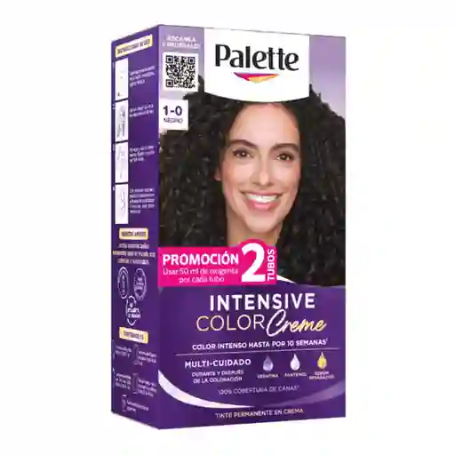Tinte Palette Color Creme 1-0 Negro 