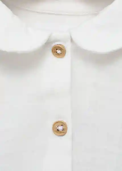 Camisa Hamlet8 Off White Talla 64 Niños Mango