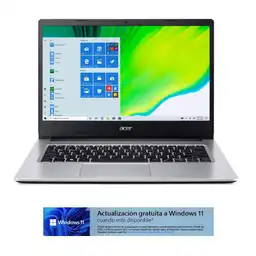 Acer Computador 4Gb 256Gb SDD A314-22-R66C