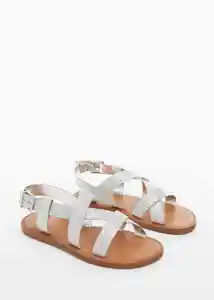 Sandalias Iris-A Plata Talla 37 Niñas Mango