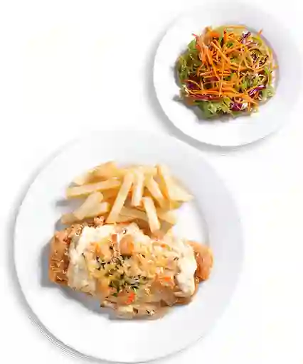 Pescado en Salsa Marinera Gratinado